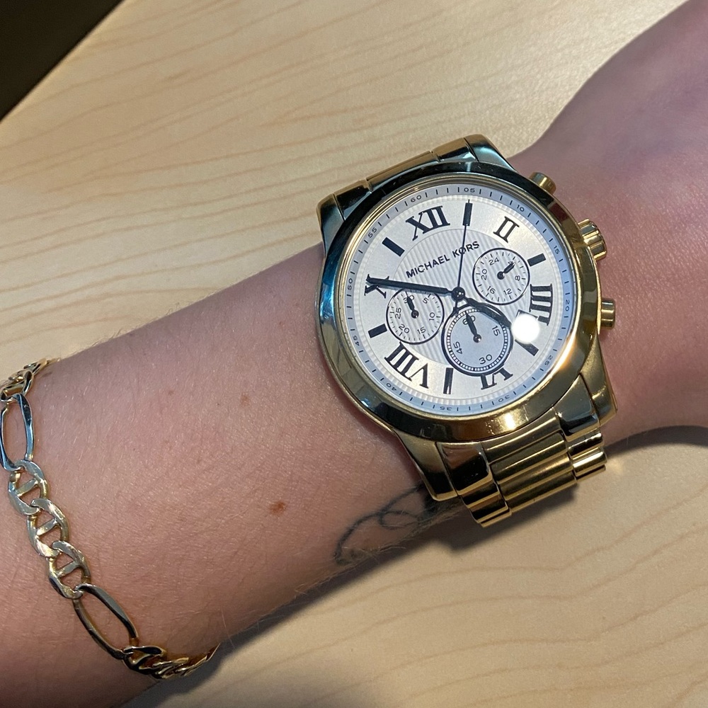 Gold Michael Kors Watch
